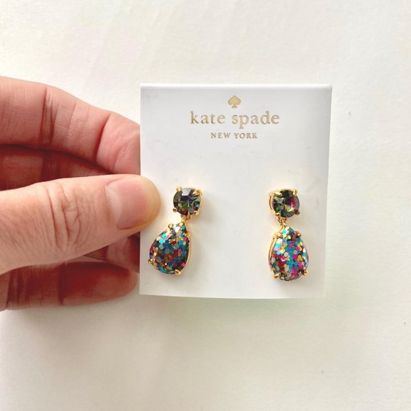 Kate Spade New York Glitter Earrings - Multicolor - Picture 4 of 5